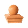 Deckorators 5.5 in. H X 4 in. W Wood Post Cap 72264